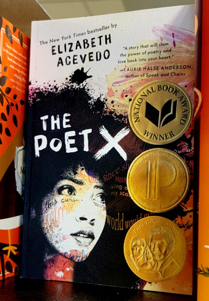 Cover art The Poet X book